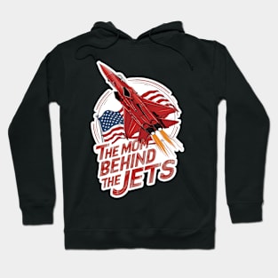 Mom of the Jets Funny Mothers Day & 4th of July USA Flag Tee Hoodie